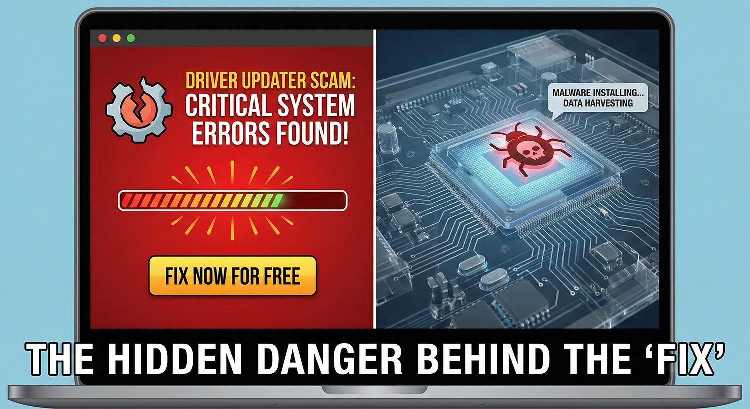 7 Critical Reasons Why Driver Updater Scams Are Dangerous