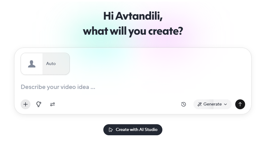 Translate Video with AI Upload Interface